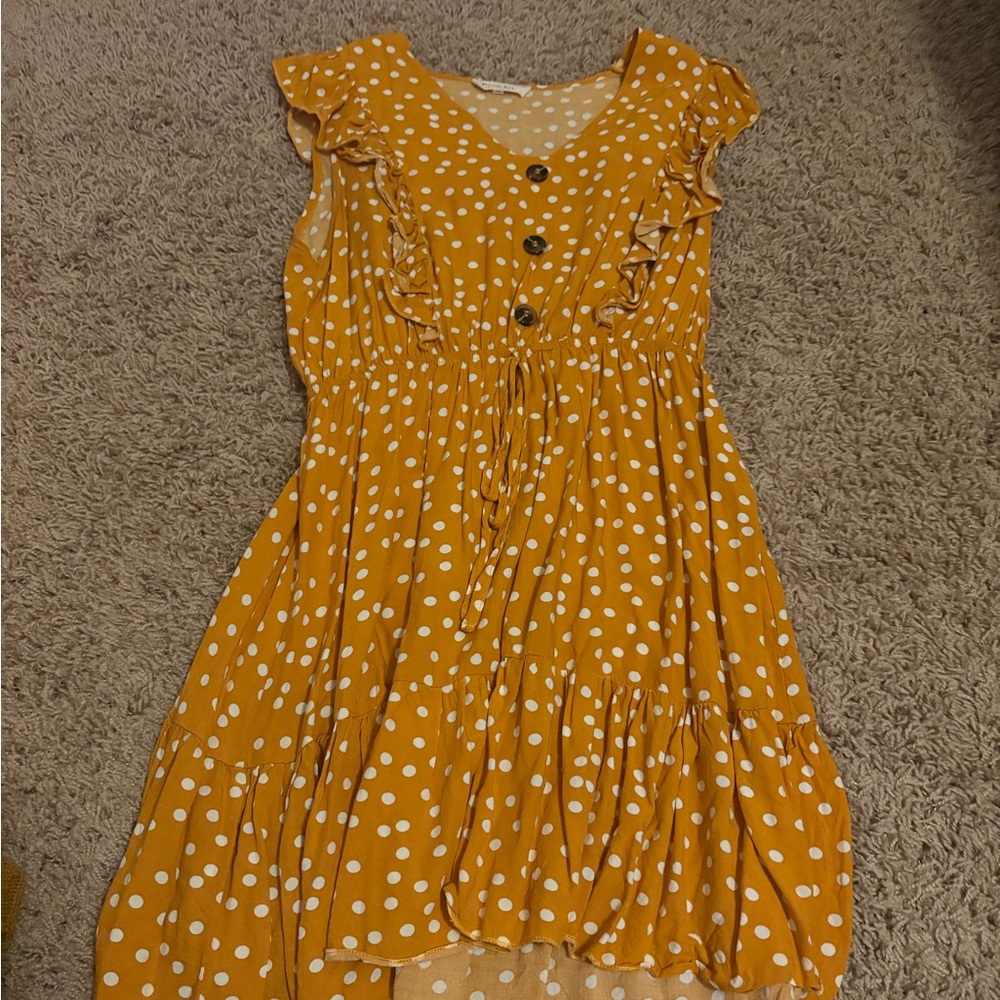 Polka Dot Ruffle Dress
